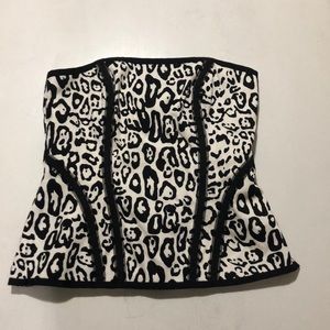 Sexy leopard print corset